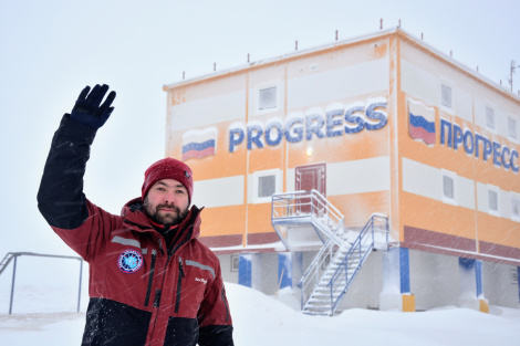 Сотрудник исследовательской станции "Прогресс" в Антарктиде Александр Краснов